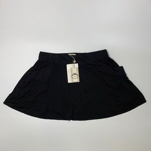 Malene Birger Escape Black Stretch Mini Skirt NWT